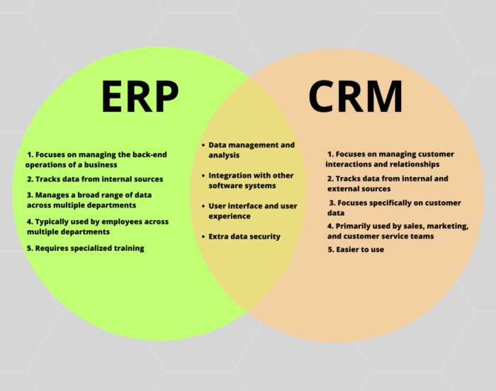 Crm and erp software
