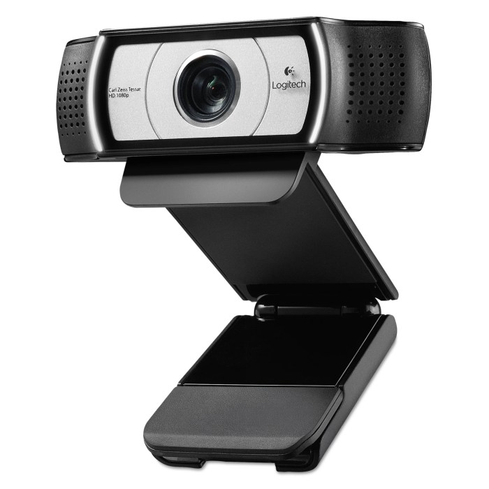 Logitech webcam c930e offers 90 degree field of view