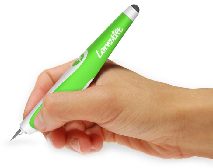 Lernstift pen vibrates when you make a mistake