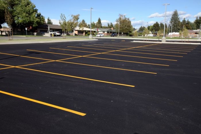 Paint helps lower parking lot temperatures