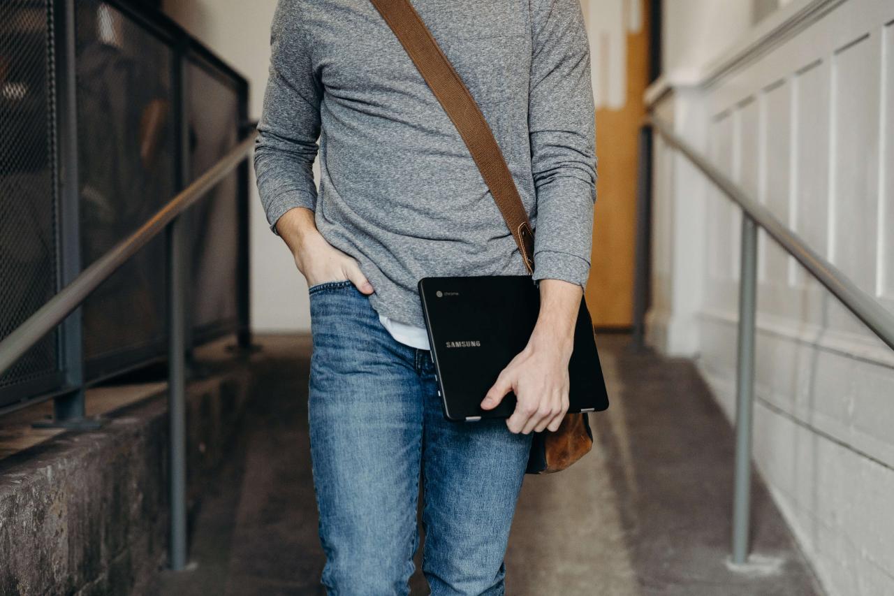 Laptop compubody sock gives you privacy as you work