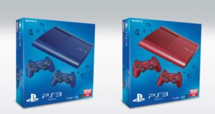 Ps3 super slim red and blue arrive in the uk
