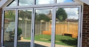 Film material for windows switches from translucent to mirror mode